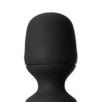 Нереалистичный вибратор Satisfyer Wand-er Woman, ABS пластик, черный, 34 см