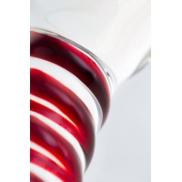 Двусторонний фаллоимитатор Sexus Glass, стекло, прозрачный, 21 см