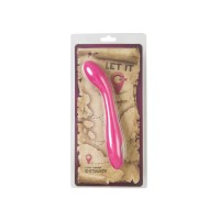 Стимулятор точки G Let it G, G-Stalker, силикон, розовый, 19,5 см