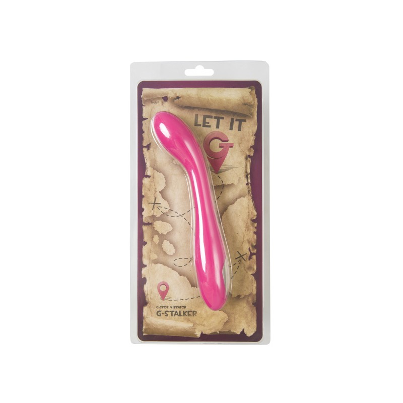 Стимулятор точки G Let it G, G-Stalker, силикон, розовый, 19,5 см