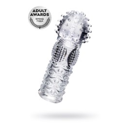Насадка на палец A-Toys by TOYFA Hicks, TPE, прозрачный 8,5 см
