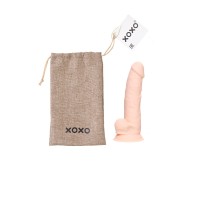 Мешочек XOXO, текстиль, коричневый, 24,5*14 см