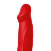 Насадка на пенис для двойного проникновения Black&Red by TOYFA, силикон, красная, 19 см