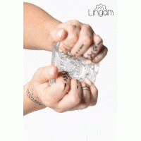 Мастурбатор нереалистичный Lingam by TOYFA Savitri, TPE, прозрачный, 14 см