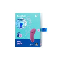 Вибромассажер Satisfyer Sexy Secret, Силикон, Красный, 8,5 см