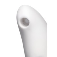 Вакуум-волновой стимулятор клитора с вибрацией Satisfyer Vulva Lover 2, силикон, белый, 11,9 см