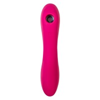 Вакуумный стимулятор клитора с вибрацией Satisfyer Curvy Trinity 3, красный, 17,7 см