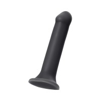 Ремневой нереалистичный страпон на присоске Strap-on-me, XL, силикон, черный, 20 см
