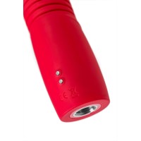 Пульсатор Gravity Lovense TPE, красный, силикон, 25,9 см