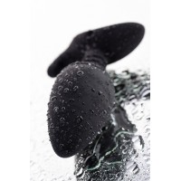 Анальная втулка LOVENSE Hush (L), силикон, черная, 12,1 см