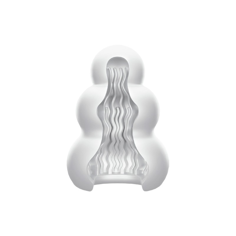Мастурбатор нереалистичный MensMax Pucchi Shower, TPE, белый, 6,5 см