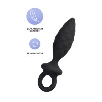 Анальная пробка Erotist Strob M - size, силикон,черная, 13,5 см