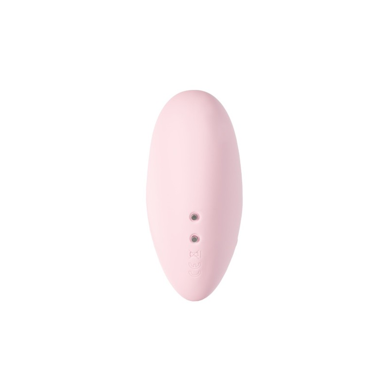 Вакуум-волновой стимулятор клитора с вибрацией Satisfyer Cutie Heart, силикон, розовый, 7,7 см