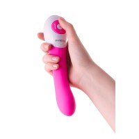 Нереалистичный вибратор Nalone Pulse, силикон, розовый, 21 см