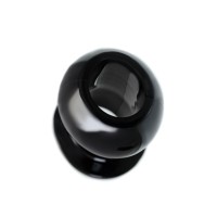 Анальная втулка TOYFA Basic M, TPE, чёрная, 6,5 см