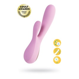 Нереалистичный вибратор Satisfyer Mono Flex, Силикон, Розовый, 20,4 см