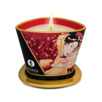 Массажное аромамасло в виде свечи Shunga «Романтика.Шампанское и клубника» (Romance), 170 мл
