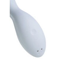 Вакуумный стимулятор клитора с вибрацией Satisfyer Curvy Trinity 5+ Connect App, голубой, 16,5 см