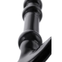 Нереалистичный фаллоимитатор Sexus Glass, стекло, черный, 19 см