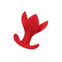 Расширяющая анальная втулка ToDo by Toyfa Flower, силикон, красная, 9 см, Ø 6 см