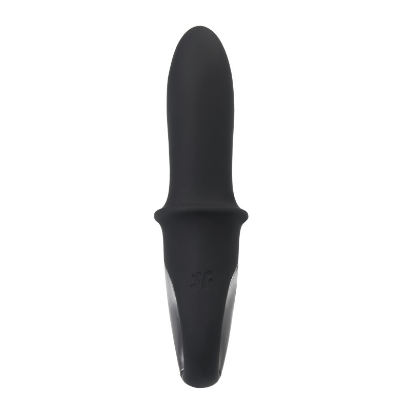 Фото  Анальный вибратор с нагревом Satisfyer Hot Passion Connect App, силикон, черный, 18 см