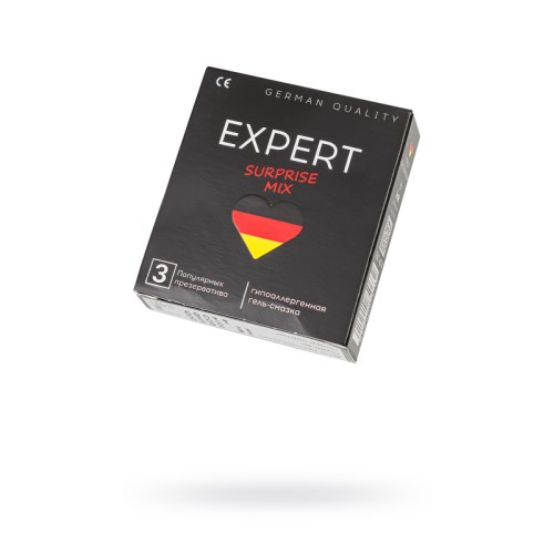 Презервативы EXPERT Surprise Mix Germany 3 шт. (Микс)