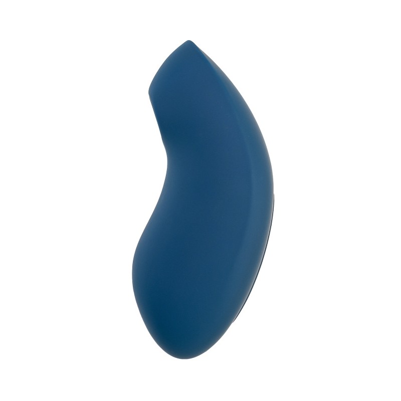 Вакуум-волновой стимулятор клитора с вибрацией Satisfyer Vulva Lover 2, силикон, синий, 11,9 см