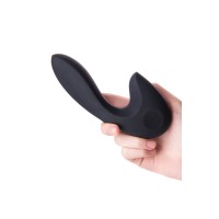 Нереалистичный вибратор Sense Max  , Силикон, Чёрный,16 см