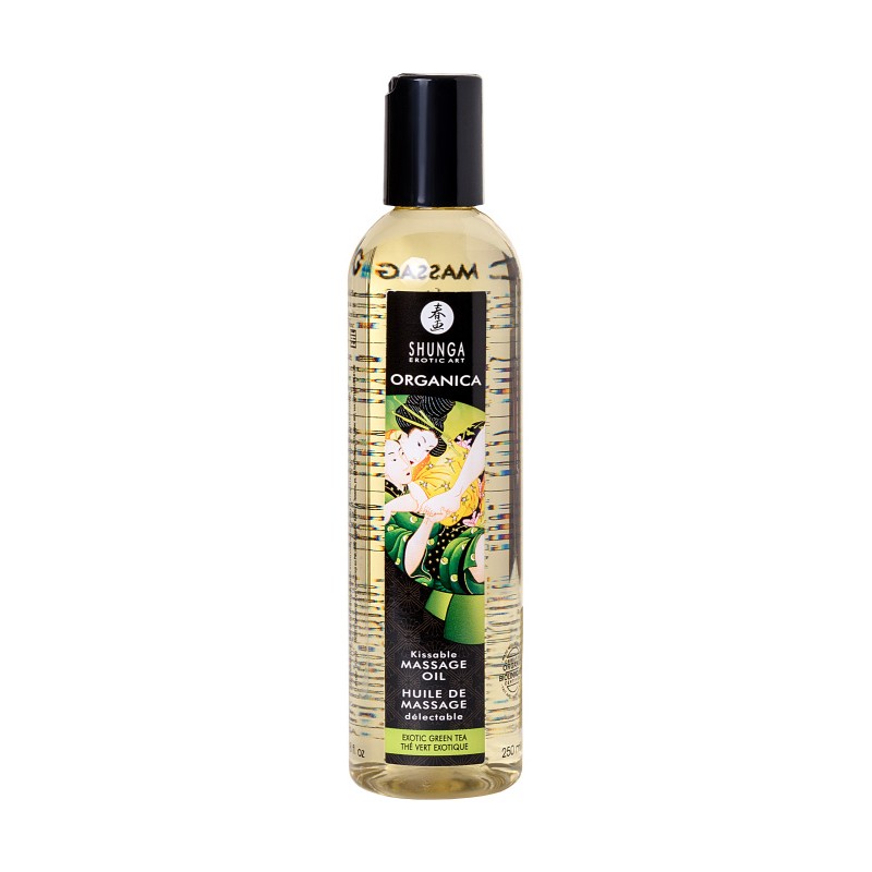 Масло массажное Shunga Organica «Зелёный чай» (Exotic Green Tea), 240 мл