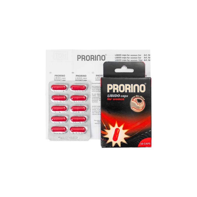 Энергетические капсулы Ero Prorino black line Libido для женщин, 10 шт.