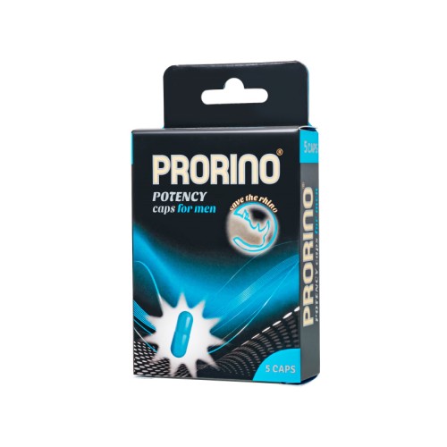 Энергетические капсулы Ero Prorino black line Libido, мужские, 5 шт.