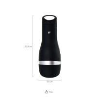 Мастурбатор нереалистичный Satisfyer Men Classic, TPE, серебристый, 25,4 см.