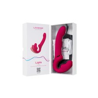 Страпон LOVENSE Lapis, силикон, красный, 23 см