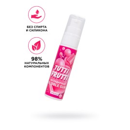 Съедобная гель-смазка TUTTI-FRUTTI для орального секса со вкусом BUBBLE GUM, 30 гр