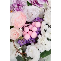 Набор вагинальных шариков Flovetta TULIPS, силикон, розовый, 5,3 см
