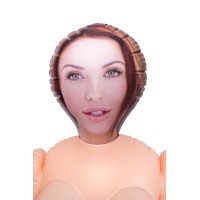 Кукла надувная Dolls-X by TOYFA Cassandra, брюнетка, с двумя отверстиями, 150 см