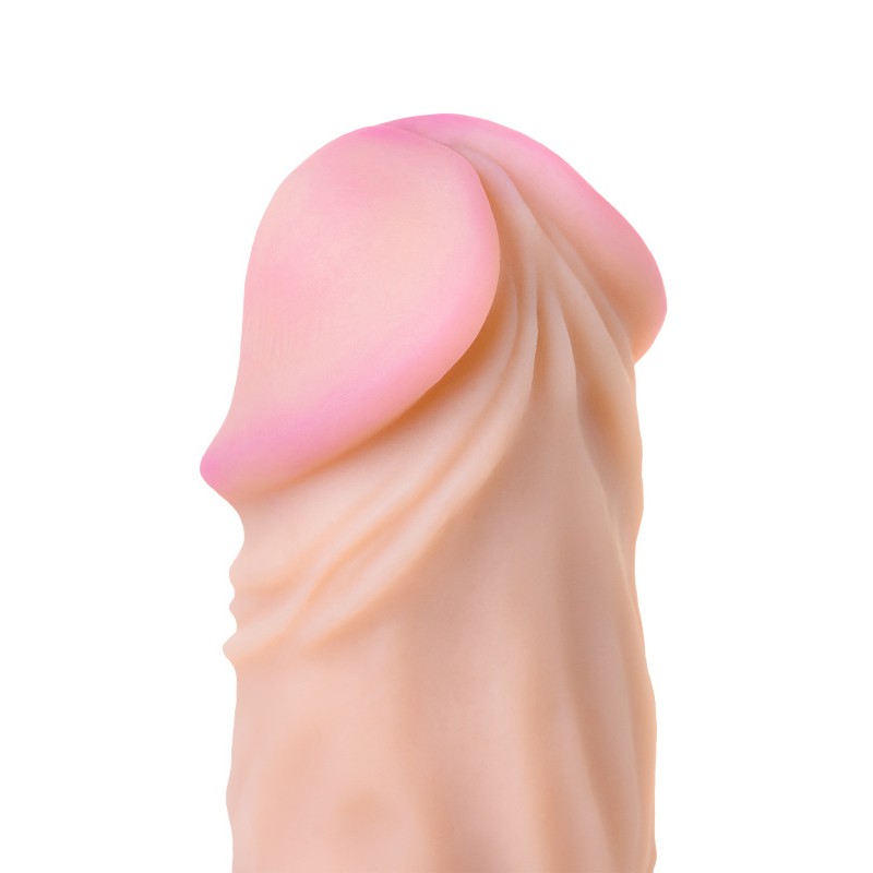 Фаллоимитатор-гигант LoveToy, реалистичный, neoskin, телесный, 24,5 см, Ø 6,7 см