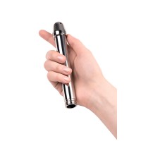 Анальный душ с тремя насадками Metal by TOYFA, металл, серебряный, 13 см
