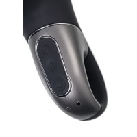 Вибростимулятор-унисекс с подогревом Satisfyer Heated Climax+ Connect App, черный, 20,7 см