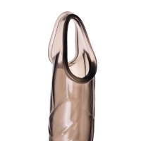 Насадка XLover by TOYFA, для увеличения размера, TPE, черная, 15,5 см