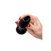 Анальная втулка TOYFA Basic S, TPE, чёрная, 6 см