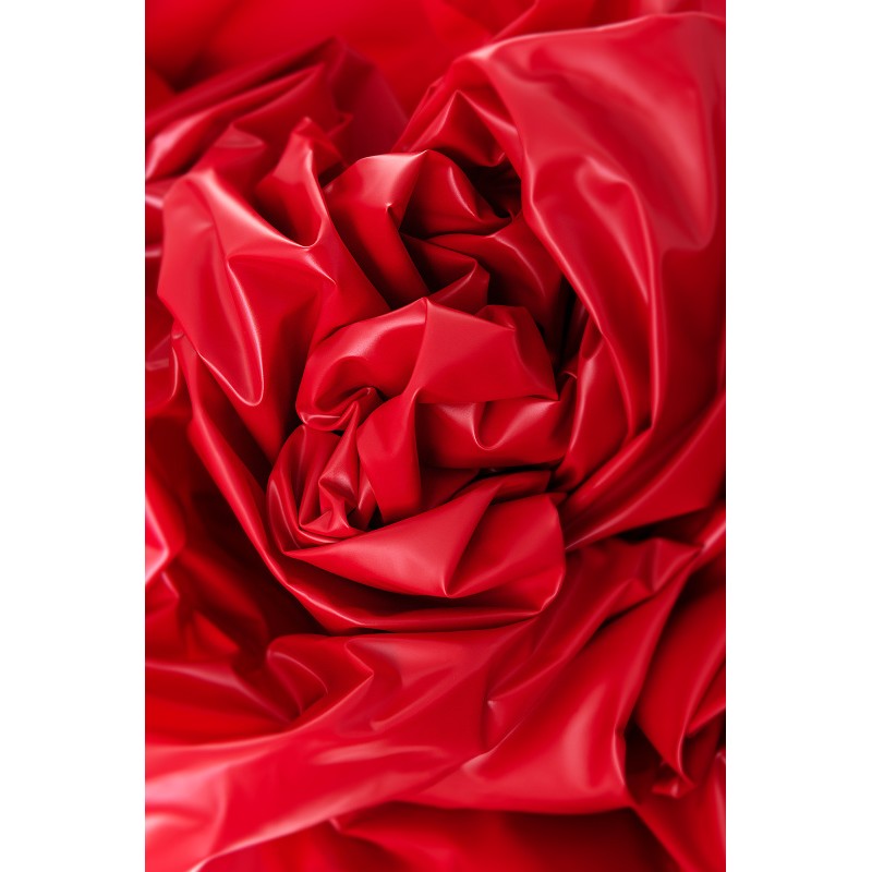 Простыня для секса Black&Red by TOYFA, ПВХ, красная