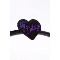 Секс-тренажер Diva My Diletto, с двумя насадками, металл, черный, 65 см