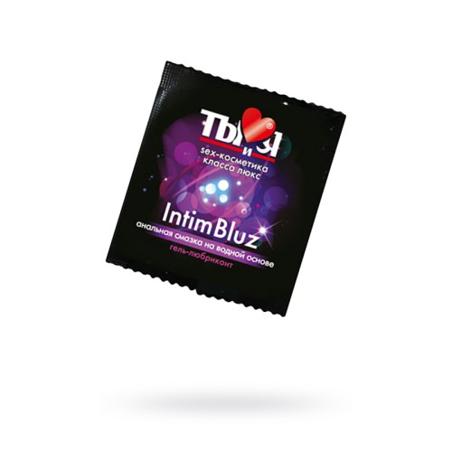 Гель-лубрикант Ты и Я "Intim Bluz" анальный 4 г, 20 шт в упаковке