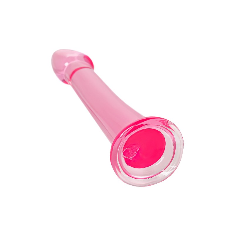 Нереалистичный фаллоимитатор Jelly Dildo XL Toyfa Basic, TPE, Розовый, 22 см