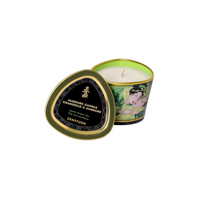 Массажное аромамасло в виде свечи Shunga «Спокойствие. Зеленый чай»(Zenitude.Exotic Green Tea) 170мл