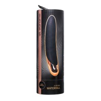 Нереалистичный вибратор WANAME D-SPLASH WATERFALL, силикон, черный, 21,3 см