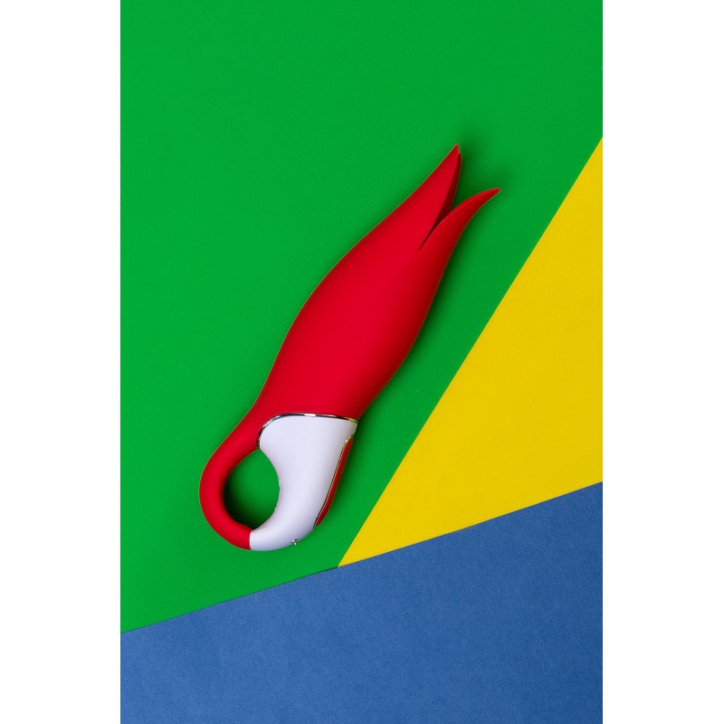 Изображение Satisfyer, Германия Нереалистичный вибратор Satisfyer Vibes Power Flower, силикон, красный, 18,8 см.