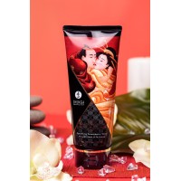 Массажный крем для тела Shunga «Игристое клубничное вино»Sparkling Strawberry Wine, съедобный, 200мл