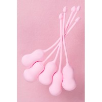 Набор вагинальных шариков Flovetta TULIPS, силикон, розовый, 5,3 см